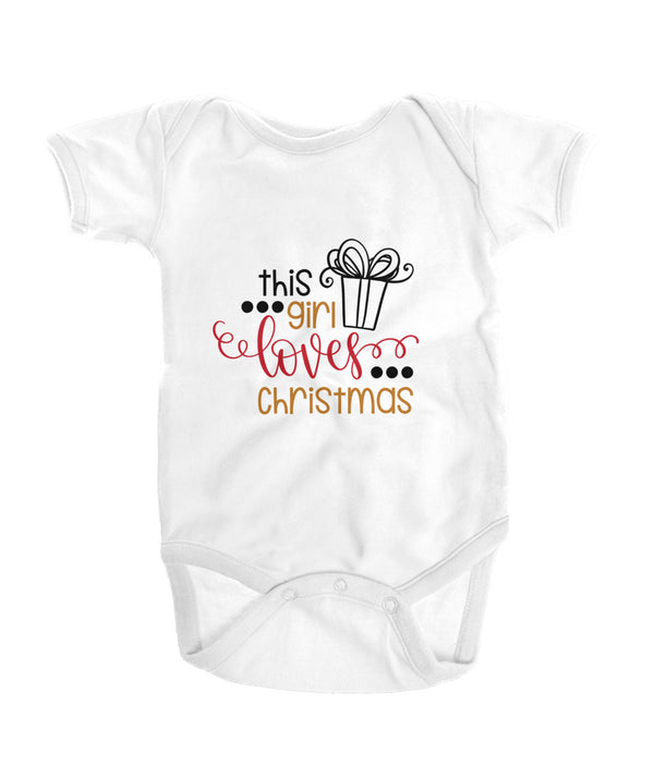 Girl Loves Christmas - Kids - wittleones